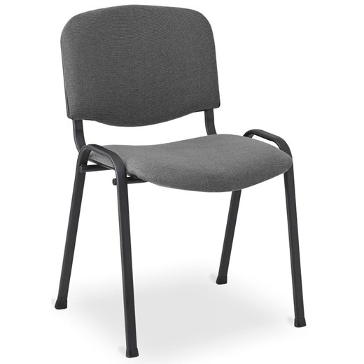 Szare metalowe krzesło konferencyjne - Hoster 3X Elior One Size Edinos.pl