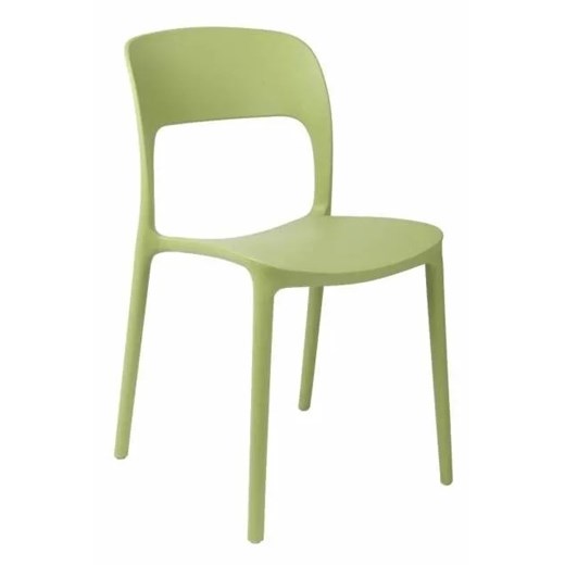 Zielone minimalistyczne krzesło - Deliot 2X Elior One Size Edinos.pl