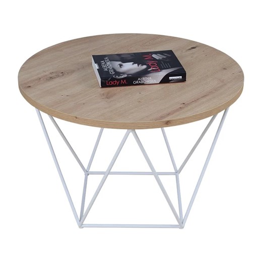 Skandynawski stolik kawowy dąb artisan - Boreko 5X Elior One Size Edinos.pl