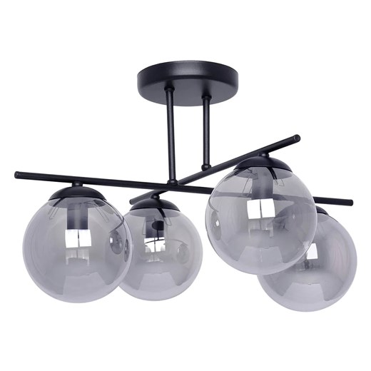 Grafitowa nowoczesna lampa sufitowa - A217-Ekta Lumes One Size Edinos.pl