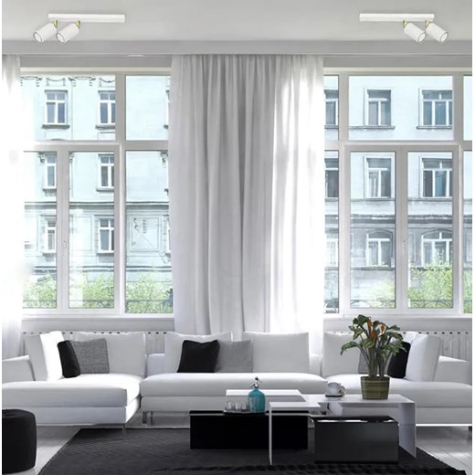 Biały podwójny plafon reflektorowy - A303-Uvas Lumes One Size promocja Edinos.pl