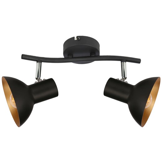 Regulowana lampa sufitowa loft czarny + złoto - 4S Z028 Z4-L84 ze sklepu Edinos.pl w kategorii Lampy sufitowe - zdjęcie 172223340