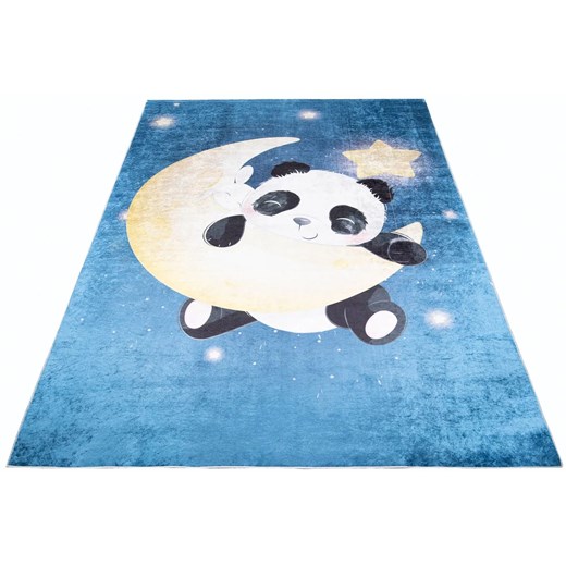 Granatowy dywan z pandą z księżycem dla dzieci - Limi 3X Profeos One Size Edinos.pl