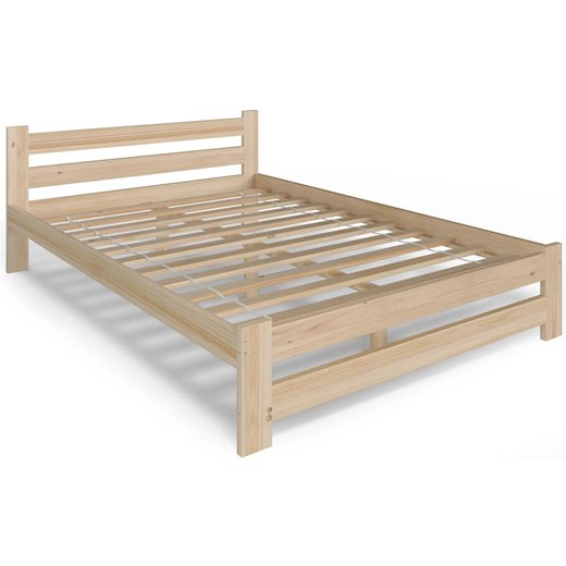 Drewniane Łóżko W Stylu Skandynawskim 120X200 B1-R86 ze sklepu Edinos.pl w kategorii Łóżka i materace - zdjęcie 172224691