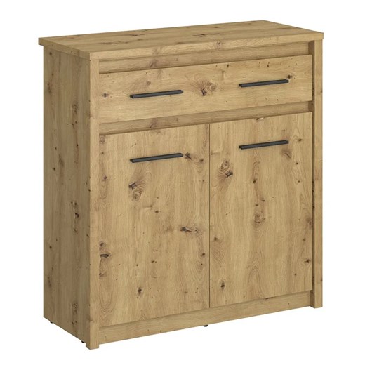 Dwudrzwiowa komoda z szufladą dąb artisan R2-Z53 ze sklepu Edinos.pl w kategorii Komody - zdjęcie 172224834