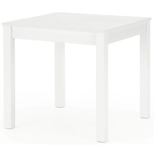 Biały kwadratowy stół kuchenny 80x80 cm - Bozi Elior One Size promocja Edinos.pl