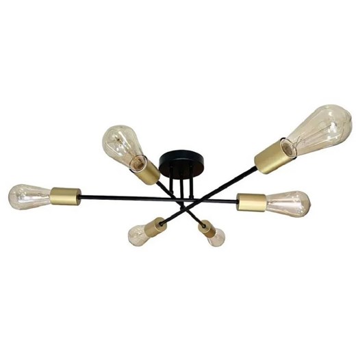 Lampa sufitowa z sześcioma cienkimi ramionami - V110-Uresa ze sklepu Edinos.pl w kategorii Lampy sufitowe - zdjęcie 172225200