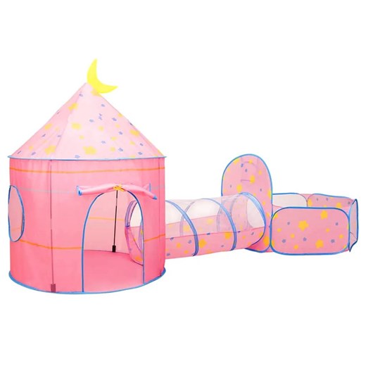Różowy namiot dla dziewczynki z tunelem do zabawy - Sorgio Elior One Size okazyjna cena Edinos.pl