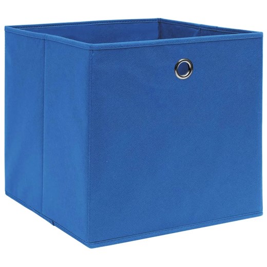 Niebieski komplet pudełek do przechowywania 4 sztuki - Fiwa 3X Elior One Size Edinos.pl