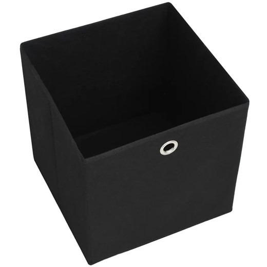 Czarny komplet 4 sztuk składanych pudełek - Fiwa 3X Elior One Size Edinos.pl