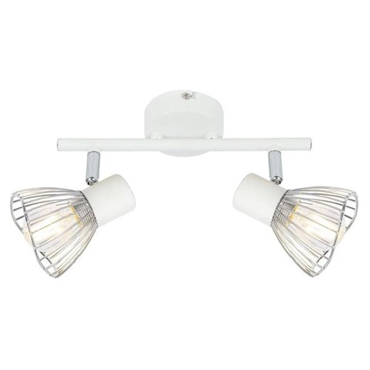 Biała lampa reflektorowa na listwie - V170-Merpix ze sklepu Edinos.pl w kategorii Lampy sufitowe - zdjęcie 172226273