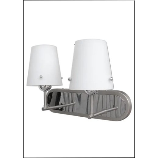Biały kinkiet dwuramienny - K206-Katia Lumes One Size Edinos.pl
