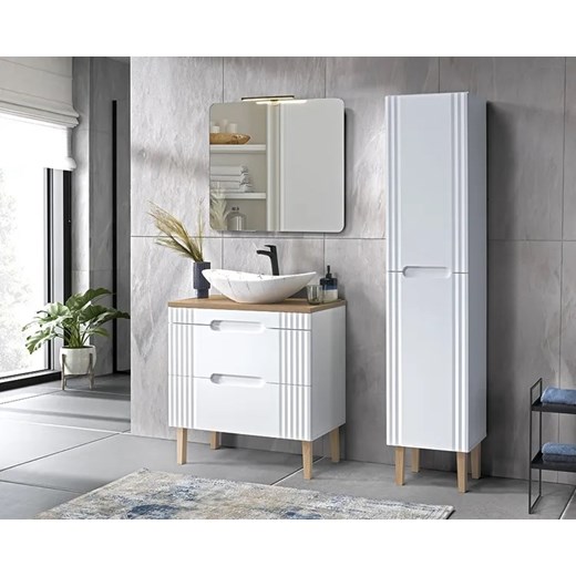 Blat na szafkę umywalkową 80 cm - Karisma 5X Elior One Size okazyjna cena Edinos.pl