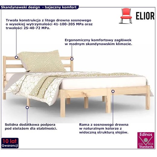 Łóżko/materac Elior