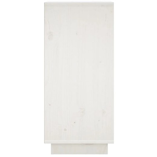 Biała drewniana szafka z półką -  Awis 3X Elior One Size Edinos.pl