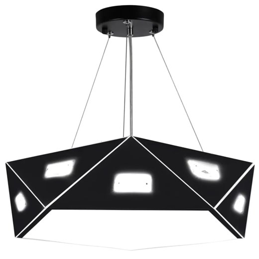 Czarny nowoczesny żyrandol - K274 M7-K28 ze sklepu Edinos.pl w kategorii Lampy wiszące - zdjęcie 172226914