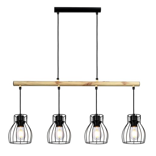 Loftowy żyrandol - 4X K294 H3-Z70 ze sklepu Edinos.pl w kategorii Lampy wiszące - zdjęcie 172227184