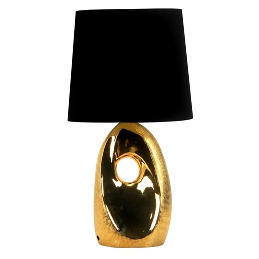 Czarna lampka nocna - 3X K306 S1-S95 ze sklepu Edinos.pl w kategorii Lampy stołowe - zdjęcie 172227220