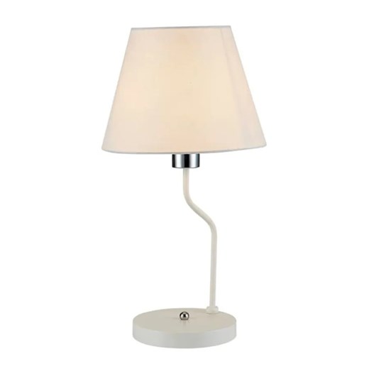 Biała lampka nocna - K309 Z2-T60 ze sklepu Edinos.pl w kategorii Lampy stołowe - zdjęcie 172227230