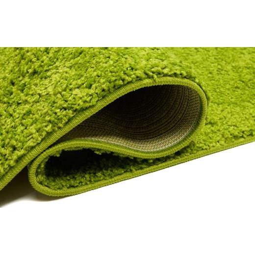 Zielony chodnik dywanowy shaggy na metry - Ular Profeos One Size Edinos.pl