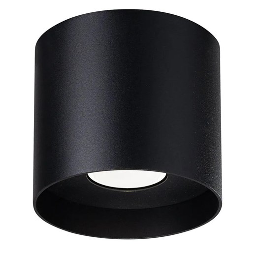 Czarny nowoczesny okrągły plafon - A405-Fens Lumes One Size Edinos.pl promocja