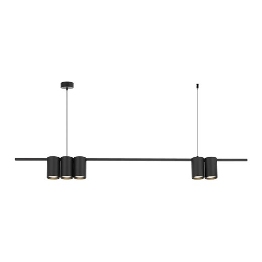 Loftowa czarna lampa wisząca - 3X K404 F6-T16 ze sklepu Edinos.pl w kategorii Lampy wiszące - zdjęcie 172229734