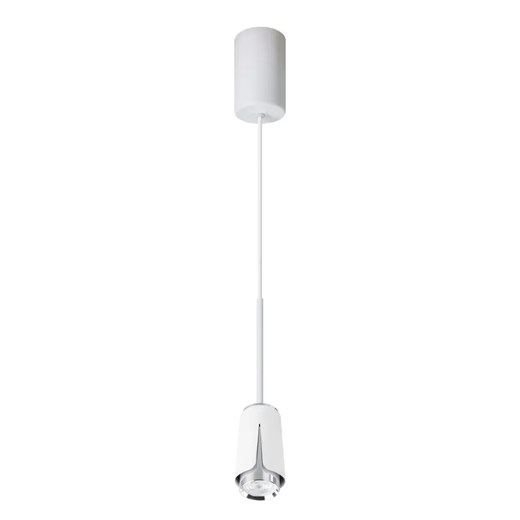 Industrialna biała lampa wisząca - K418-Fiosa ze sklepu Edinos.pl w kategorii Lampy wiszące - zdjęcie 172229762
