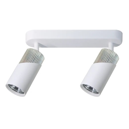 Podwójna biała lampa sufitowa - K421 G8-N61 ze sklepu Edinos.pl w kategorii Lampy sufitowe - zdjęcie 172229772