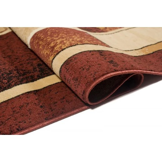 Wzorzysty brązowy dywan w klasycznym stylu - Fendy 10X Profeos One Size Edinos.pl