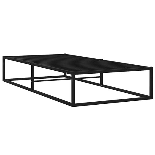 Czarne Loftowe Łóżko Metalowe 90X200 Cm R3-G83 ze sklepu Edinos.pl w kategorii Łóżka i materace - zdjęcie 172230060