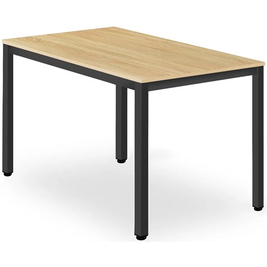 Industrialny stół prostokątny dąb + czarny - Ativ ze sklepu Edinos.pl w kategorii Stoły - zdjęcie 172230450
