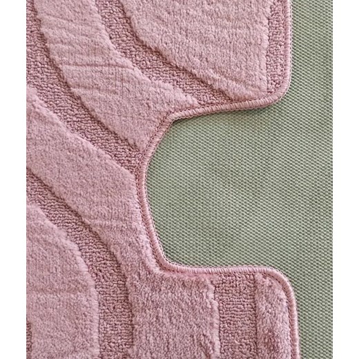 Różowy komplet dywaników do łazienki - Fendos Profeos One Size Edinos.pl