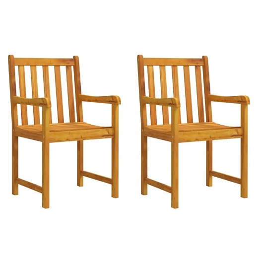 Krzesła ogrodowe z litego drewna akacjowego - Lofar Elior One Size Edinos.pl