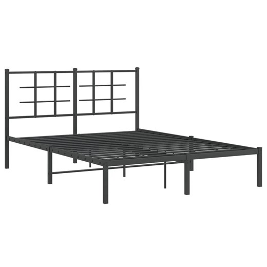 Czarne metalowe łóżko industrialne 120x200 cm K0-D71 ze sklepu Edinos.pl w kategorii Łóżka i materace - zdjęcie 172232732