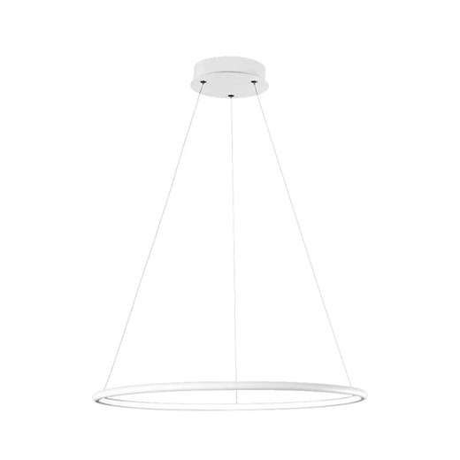 Biała lampa wisząca led - K432-Otila ze sklepu Edinos.pl w kategorii Lampy wiszące - zdjęcie 172232803