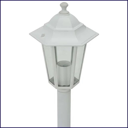 Zestaw 6 białych niskich lamp do ogrodu - A467-Banero Lumes One Size Edinos.pl