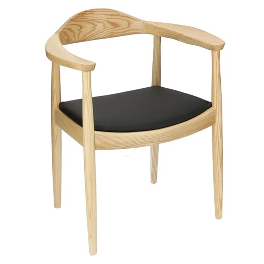 Krzesło z podłokietnikami Mildo - naturalne Elior One Size promocja Edinos.pl