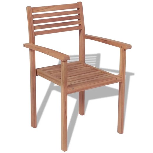 Zestaw drewnianych krzeseł ogrodowych - Malion 3X Elior One Size Edinos.pl