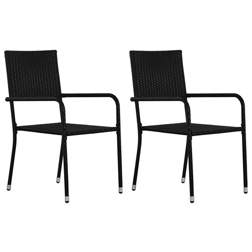 Zestaw polirattanowych krzeseł ogrodowych - Austin Elior One Size Edinos.pl