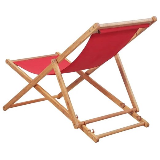 Czerwony leżak plażowy - Inglis 2X Elior One Size okazyjna cena Edinos.pl