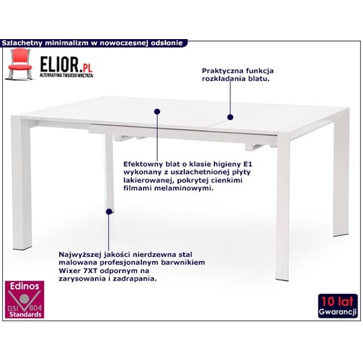 Rozkładany stół Staner 3X Elior One Size Edinos.pl