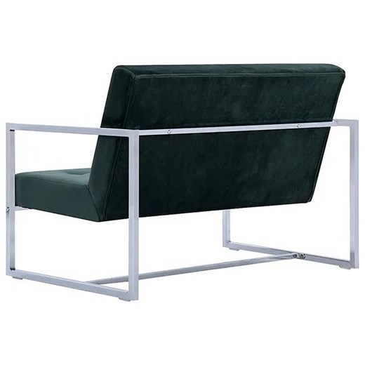 Zgrabna 2-osobowa sofa Mefir - ciemnozielona Elior One Size wyprzedaż Edinos.pl