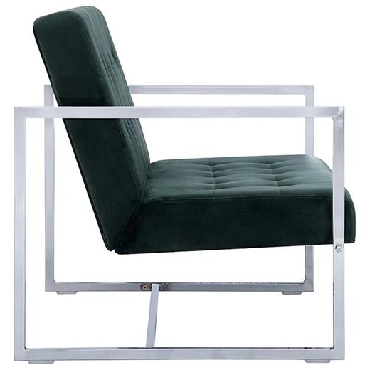 Zgrabna 2-osobowa sofa Mefir - ciemnozielona Elior One Size okazja Edinos.pl