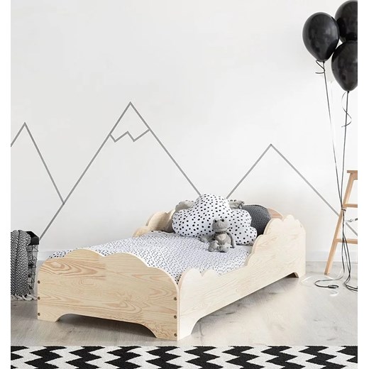 Drewniane łóżko dziecięce Lexin 10X - 21 rozmiarów ze sklepu Edinos.pl w kategorii Łóżka dziecięce - zdjęcie 172235654