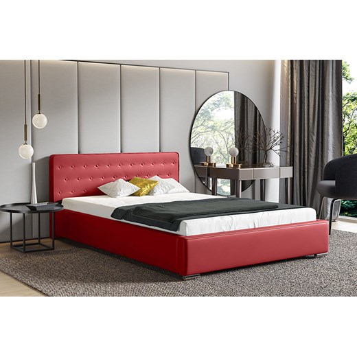 Łóżko tapicerowane Lisbona 2X 120x200 - 44 kolory Elior One Size wyprzedaż Edinos.pl