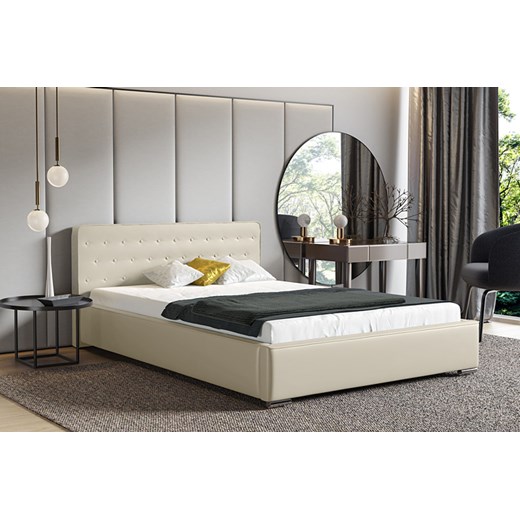 Łóżko tapicerowane Lisbona 2X 120x200 - 44 kolory Elior One Size wyprzedaż Edinos.pl