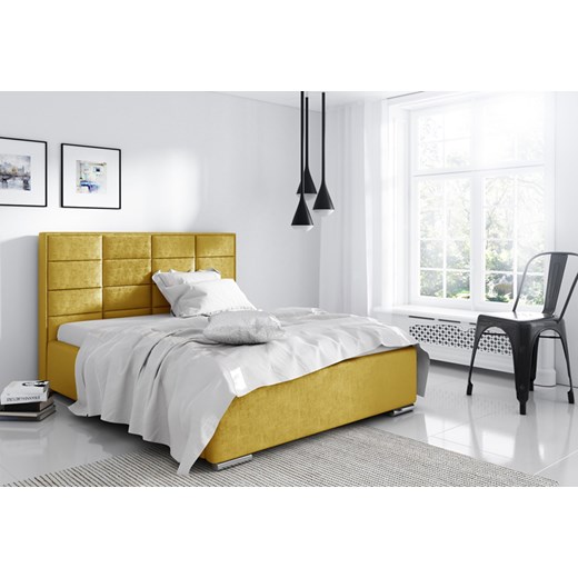 Łóżko tapicerowane Kalipso 200x200 - 44 kolory Elior One Size Edinos.pl