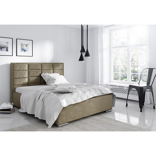 Łóżko tapicerowane Kalipso 200x200 - 44 kolory Elior One Size Edinos.pl
