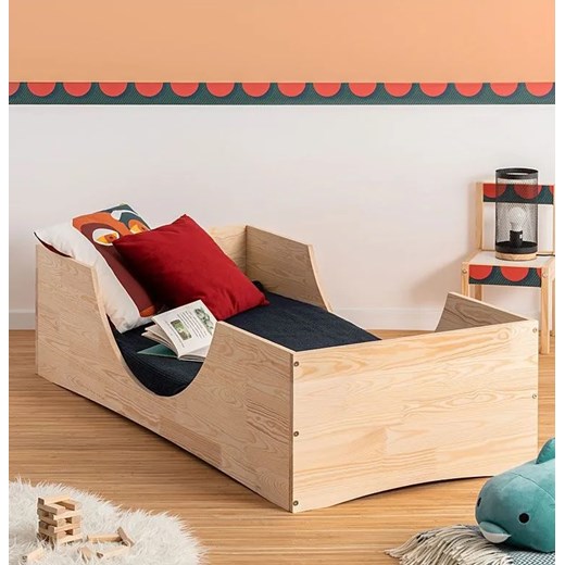 Drewniane łóżko młodzieżowe Abbie 3X- 21 rozmiarów Elior One Size Edinos.pl