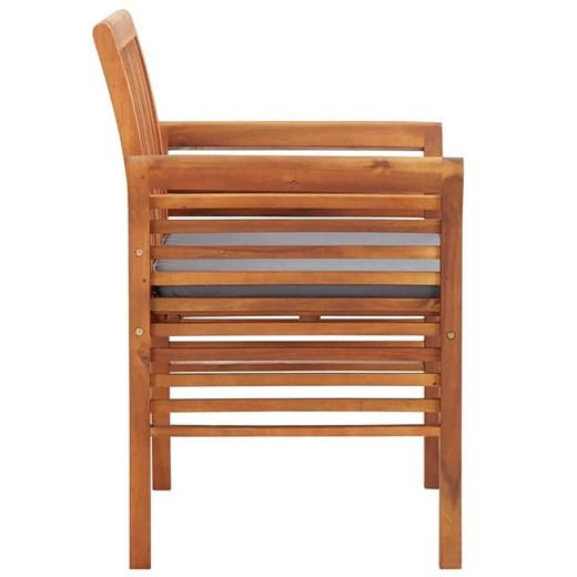 Krzesło drewniane z poduszką Kioto - popiel Elior One Size Edinos.pl